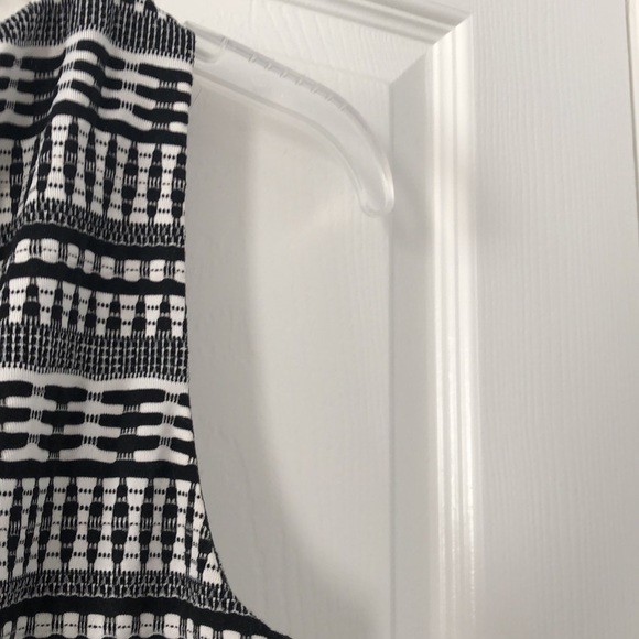 LOFT black and white tank top dress EUC - Picture 7 of 8